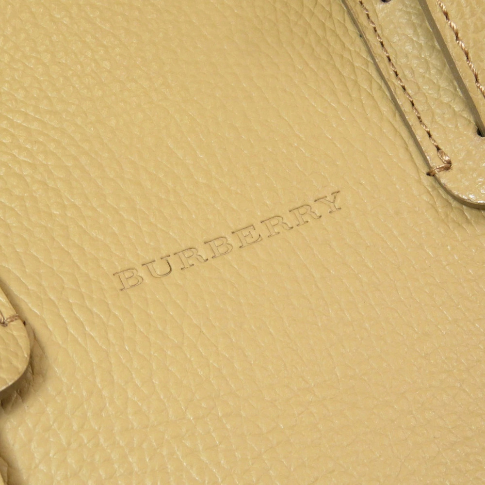 Burberry logo embossed leather handbag - Picture 7 of 11